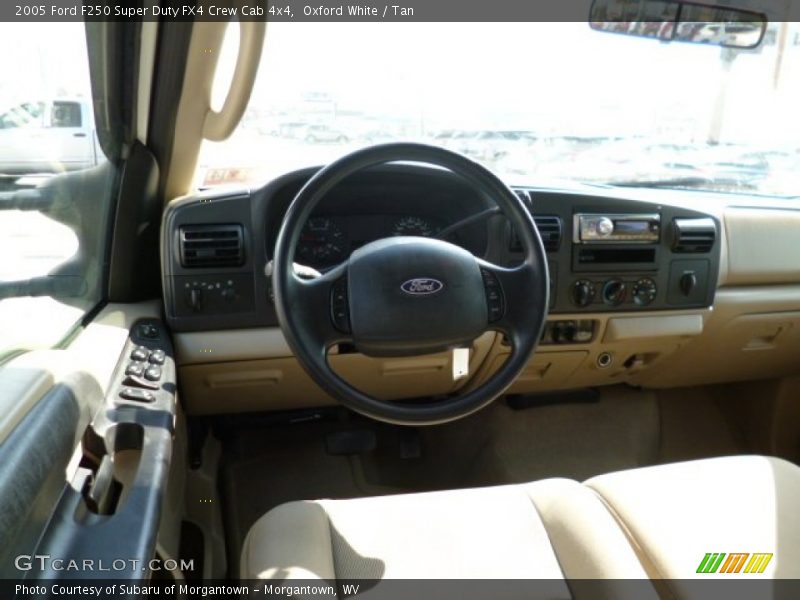 Oxford White / Tan 2005 Ford F250 Super Duty FX4 Crew Cab 4x4