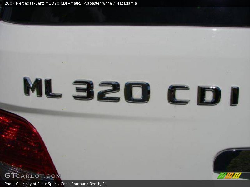 Alabaster White / Macadamia 2007 Mercedes-Benz ML 320 CDI 4Matic