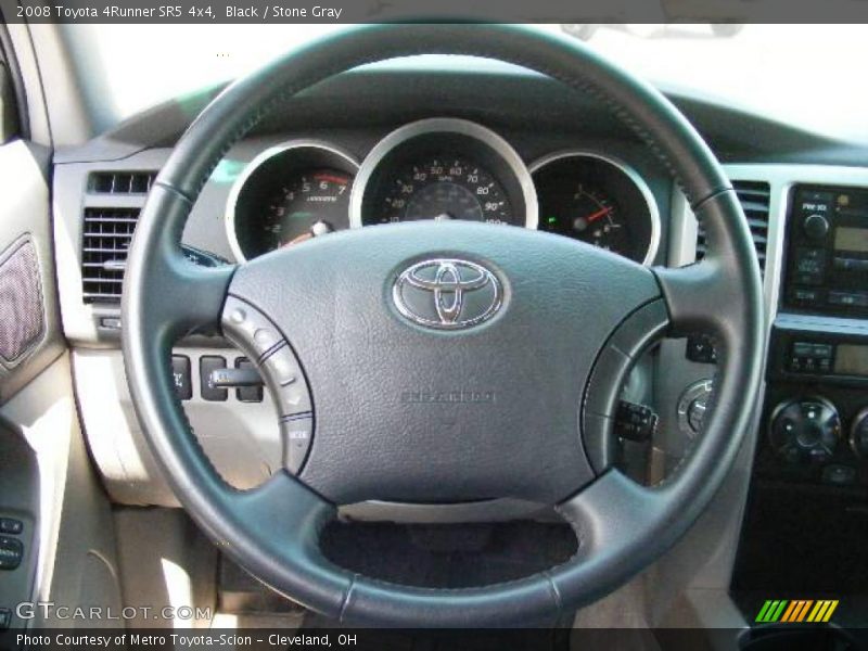 Black / Stone Gray 2008 Toyota 4Runner SR5 4x4