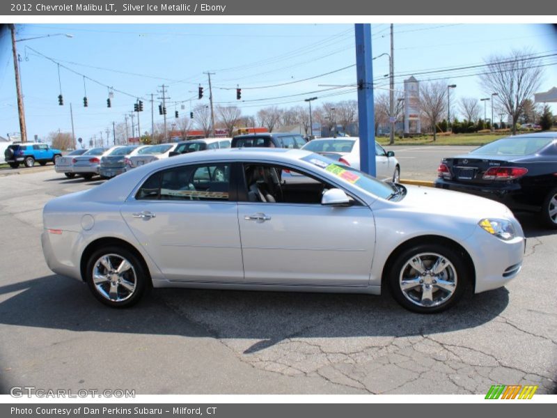 Silver Ice Metallic / Ebony 2012 Chevrolet Malibu LT