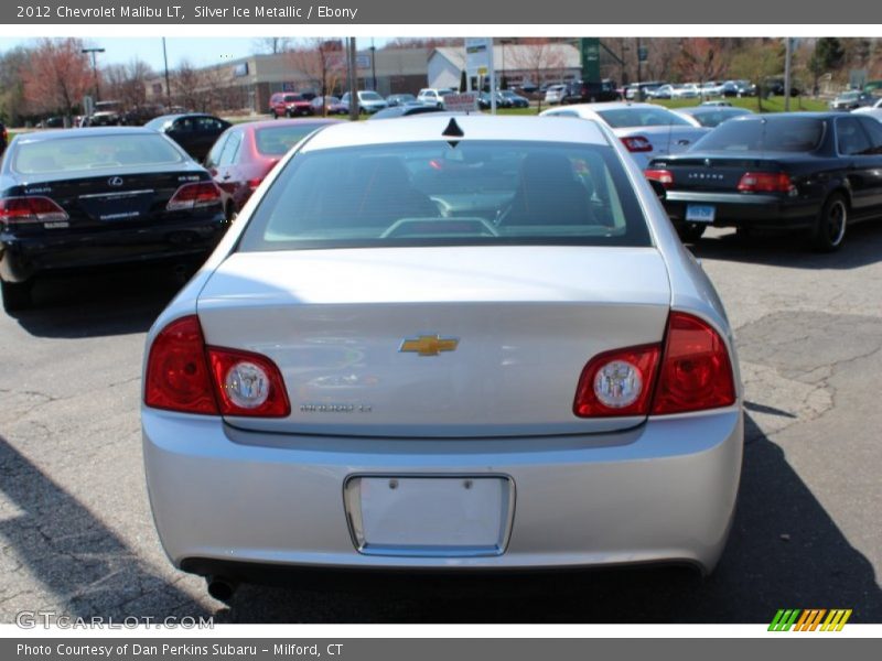 Silver Ice Metallic / Ebony 2012 Chevrolet Malibu LT