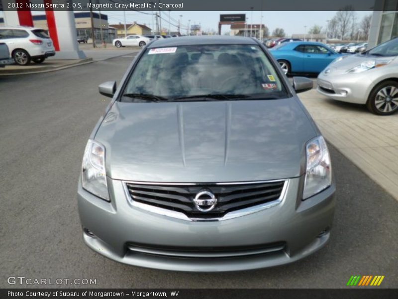 Magnetic Gray Metallic / Charcoal 2012 Nissan Sentra 2.0 S