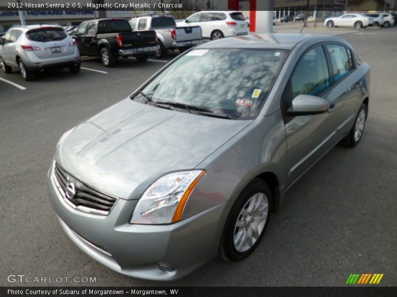 Magnetic Gray Metallic / Charcoal 2012 Nissan Sentra 2.0 S