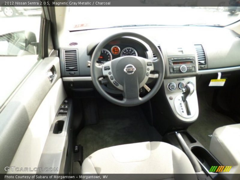 Magnetic Gray Metallic / Charcoal 2012 Nissan Sentra 2.0 S