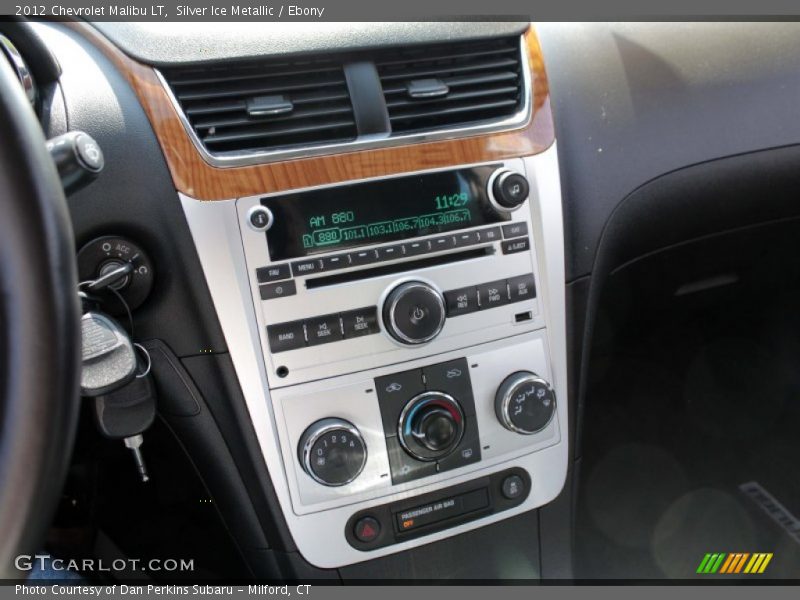 Silver Ice Metallic / Ebony 2012 Chevrolet Malibu LT