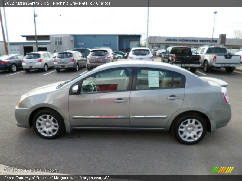 Magnetic Gray Metallic / Charcoal 2012 Nissan Sentra 2.0 S