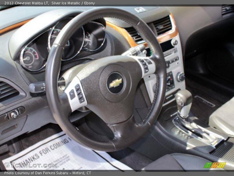 Silver Ice Metallic / Ebony 2012 Chevrolet Malibu LT