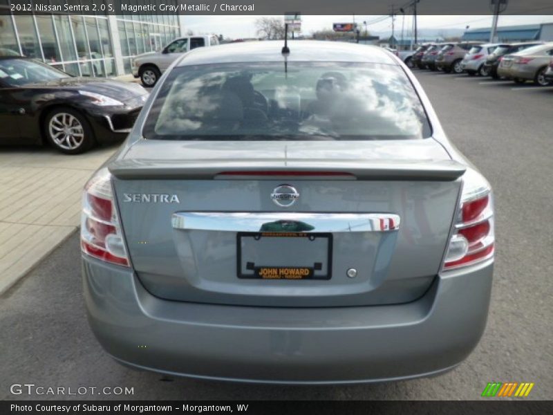Magnetic Gray Metallic / Charcoal 2012 Nissan Sentra 2.0 S
