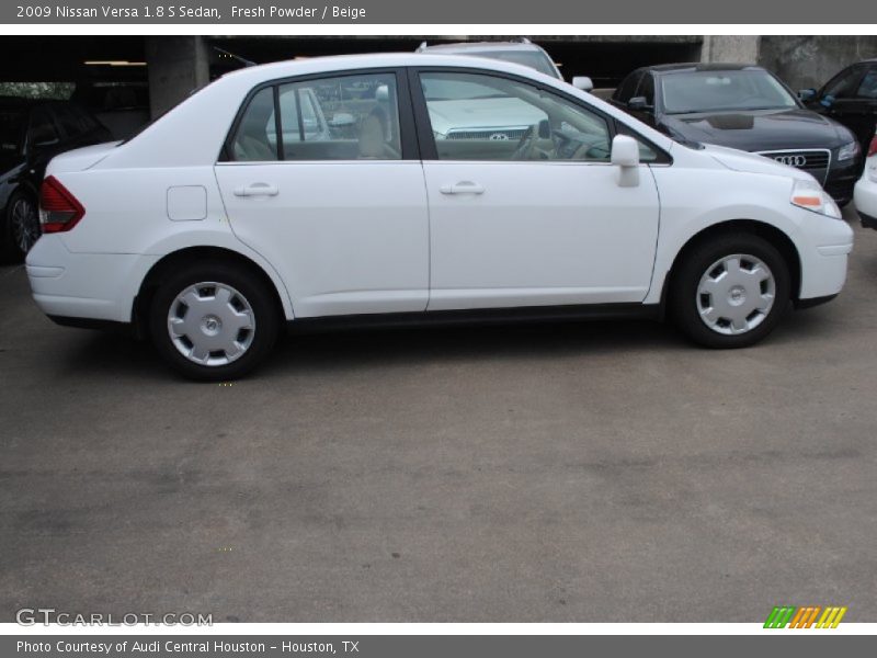 Fresh Powder / Beige 2009 Nissan Versa 1.8 S Sedan