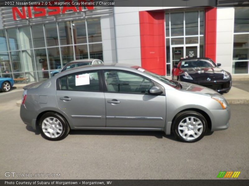 Magnetic Gray Metallic / Charcoal 2012 Nissan Sentra 2.0 S