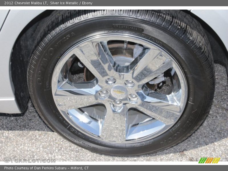 Silver Ice Metallic / Ebony 2012 Chevrolet Malibu LT