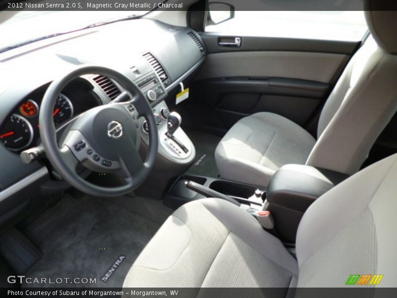 Magnetic Gray Metallic / Charcoal 2012 Nissan Sentra 2.0 S