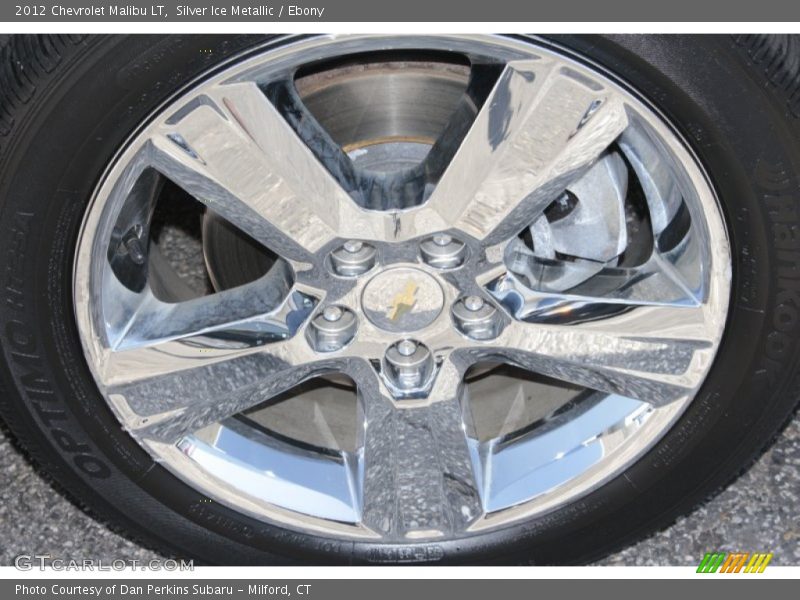 Silver Ice Metallic / Ebony 2012 Chevrolet Malibu LT