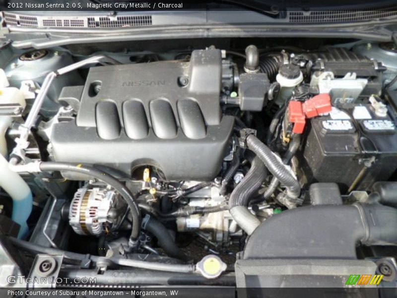 Magnetic Gray Metallic / Charcoal 2012 Nissan Sentra 2.0 S