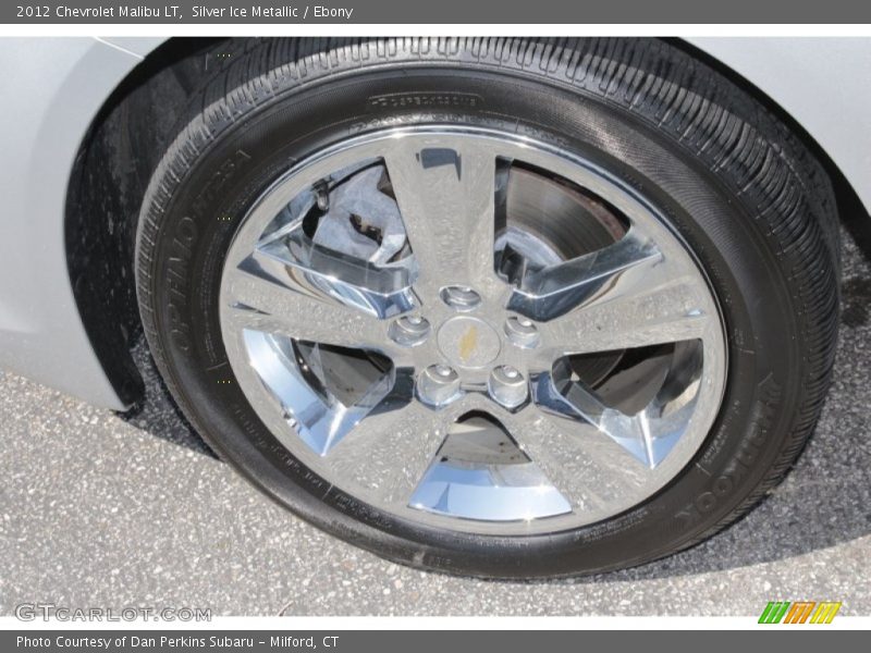 Silver Ice Metallic / Ebony 2012 Chevrolet Malibu LT