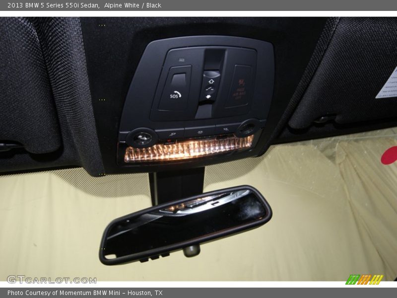 Alpine White / Black 2013 BMW 5 Series 550i Sedan