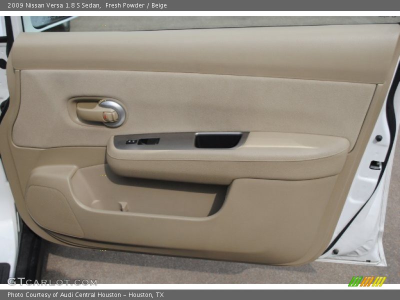Fresh Powder / Beige 2009 Nissan Versa 1.8 S Sedan