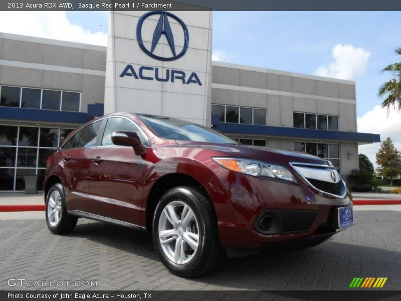 Basque Red Pearl II / Parchment 2013 Acura RDX AWD