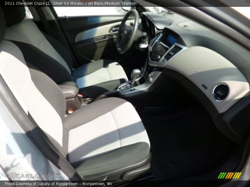 Silver Ice Metallic / Jet Black/Medium Titanium 2011 Chevrolet Cruze LS