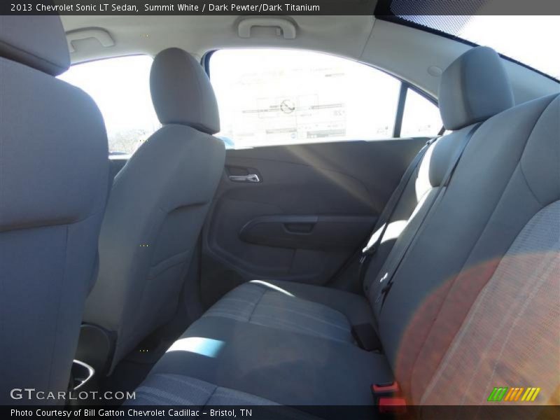 Summit White / Dark Pewter/Dark Titanium 2013 Chevrolet Sonic LT Sedan
