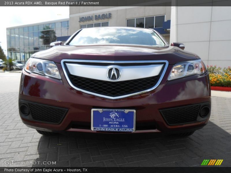 Basque Red Pearl II / Parchment 2013 Acura RDX AWD