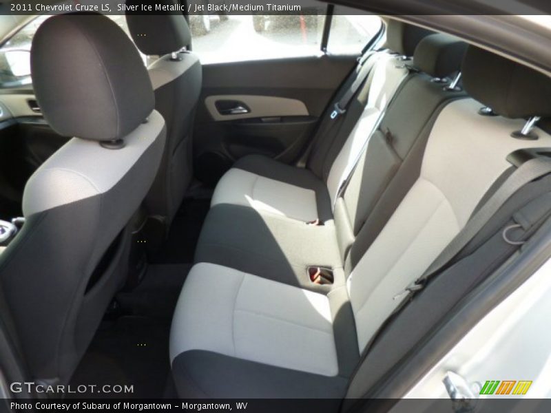 Silver Ice Metallic / Jet Black/Medium Titanium 2011 Chevrolet Cruze LS