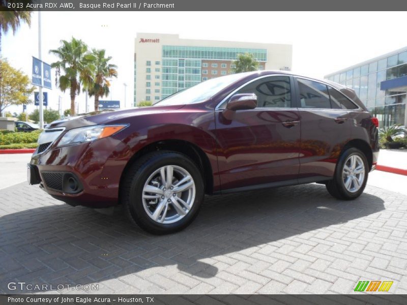 Basque Red Pearl II / Parchment 2013 Acura RDX AWD