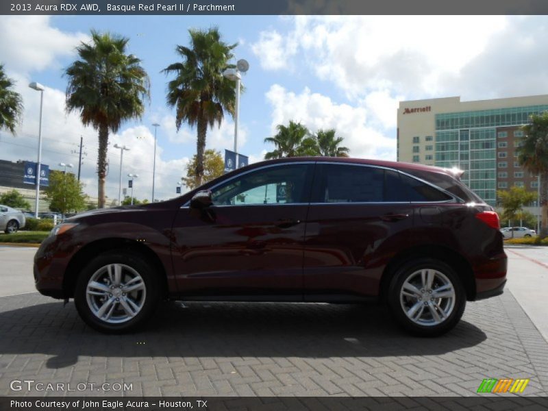 Basque Red Pearl II / Parchment 2013 Acura RDX AWD