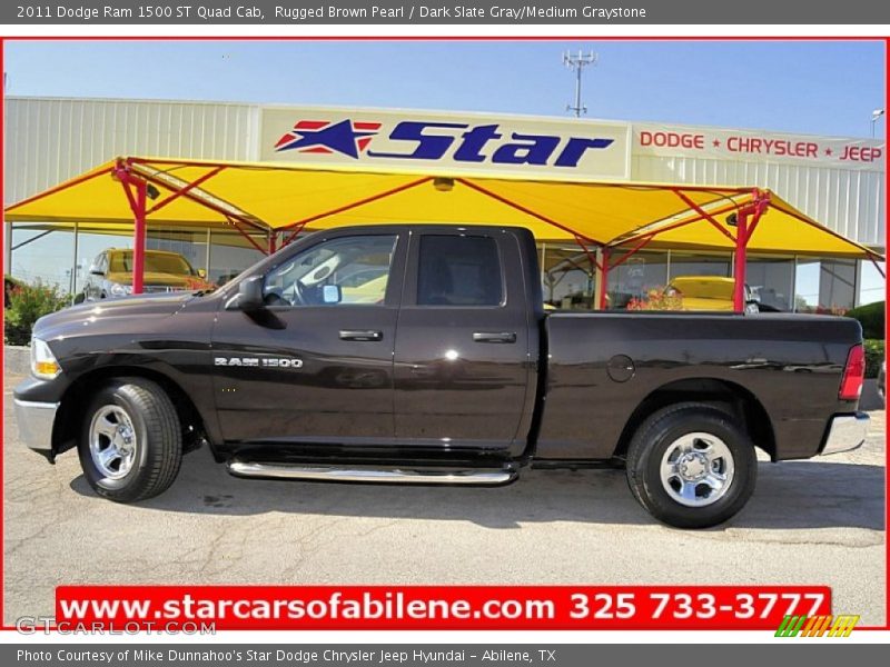 Rugged Brown Pearl / Dark Slate Gray/Medium Graystone 2011 Dodge Ram 1500 ST Quad Cab