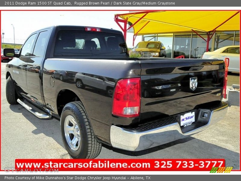 Rugged Brown Pearl / Dark Slate Gray/Medium Graystone 2011 Dodge Ram 1500 ST Quad Cab