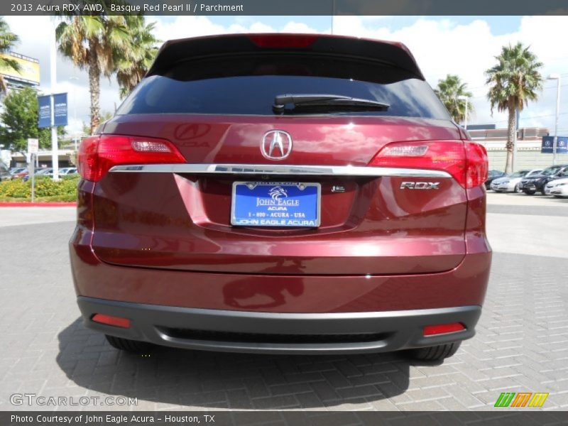 Basque Red Pearl II / Parchment 2013 Acura RDX AWD
