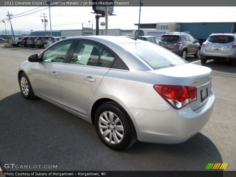 Silver Ice Metallic / Jet Black/Medium Titanium 2011 Chevrolet Cruze LS
