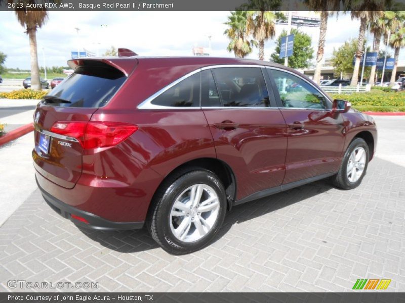 Basque Red Pearl II / Parchment 2013 Acura RDX AWD