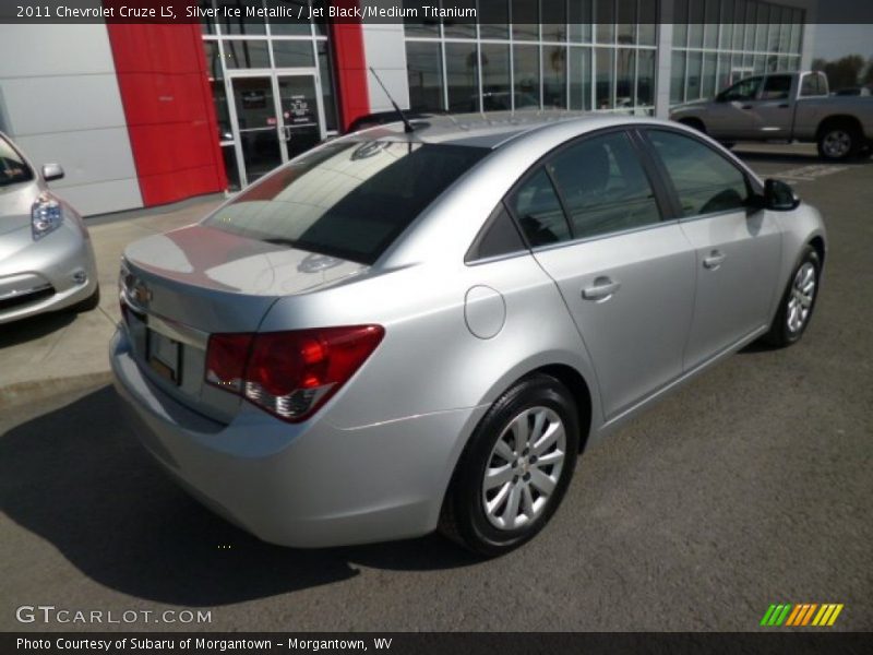 Silver Ice Metallic / Jet Black/Medium Titanium 2011 Chevrolet Cruze LS