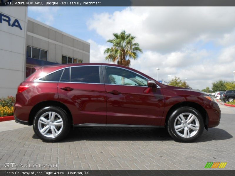 Basque Red Pearl II / Parchment 2013 Acura RDX AWD