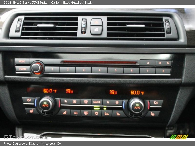 Controls of 2011 5 Series 550i Sedan