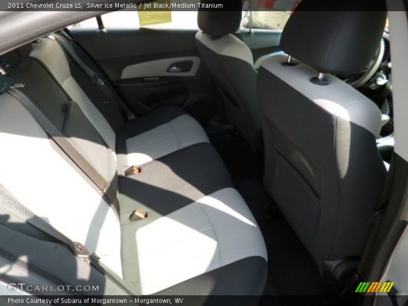Silver Ice Metallic / Jet Black/Medium Titanium 2011 Chevrolet Cruze LS