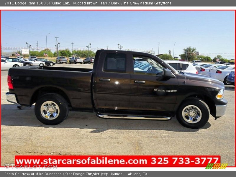 Rugged Brown Pearl / Dark Slate Gray/Medium Graystone 2011 Dodge Ram 1500 ST Quad Cab