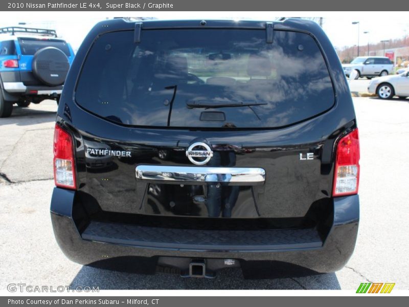 Super Black / Graphite 2010 Nissan Pathfinder LE 4x4