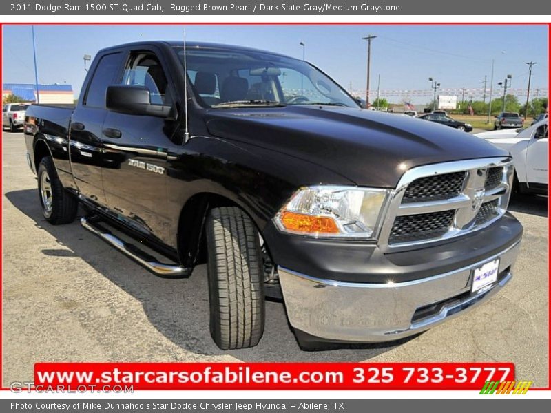 Rugged Brown Pearl / Dark Slate Gray/Medium Graystone 2011 Dodge Ram 1500 ST Quad Cab