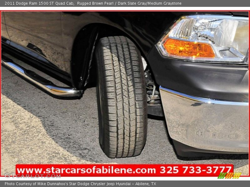 Rugged Brown Pearl / Dark Slate Gray/Medium Graystone 2011 Dodge Ram 1500 ST Quad Cab
