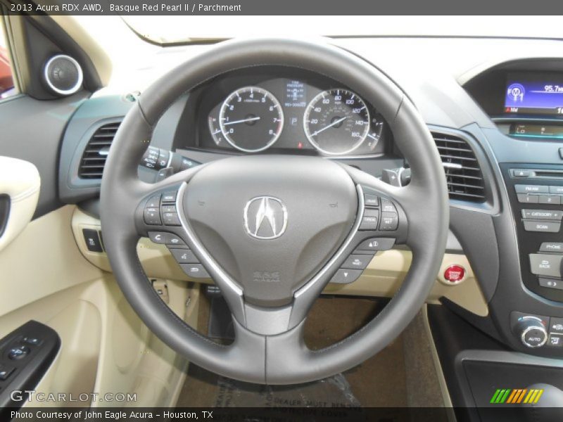 Basque Red Pearl II / Parchment 2013 Acura RDX AWD