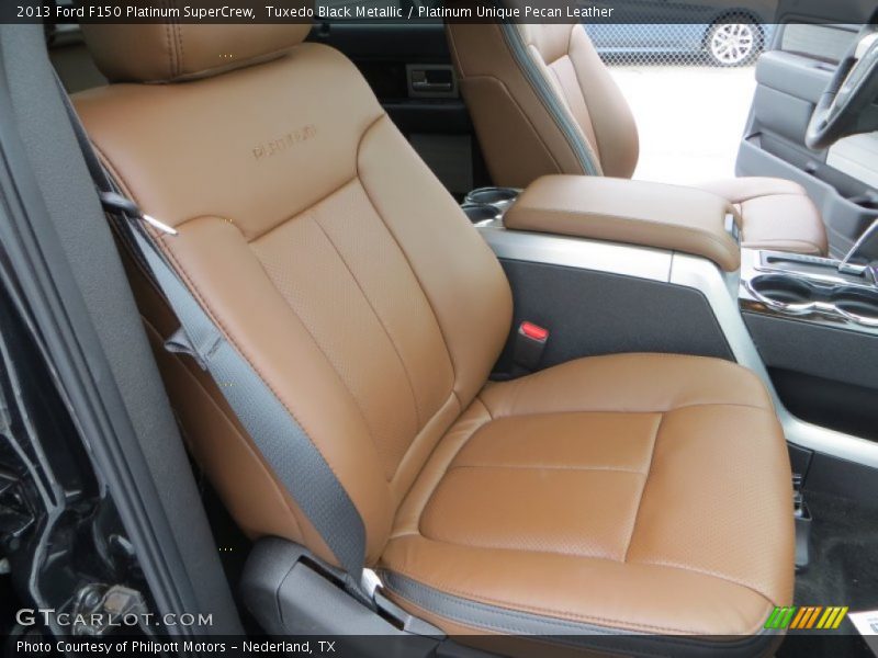 Front Seat of 2013 F150 Platinum SuperCrew