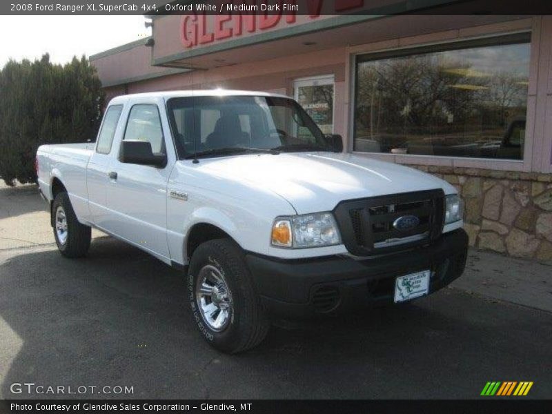 Oxford White / Medium Dark Flint 2008 Ford Ranger XL SuperCab 4x4