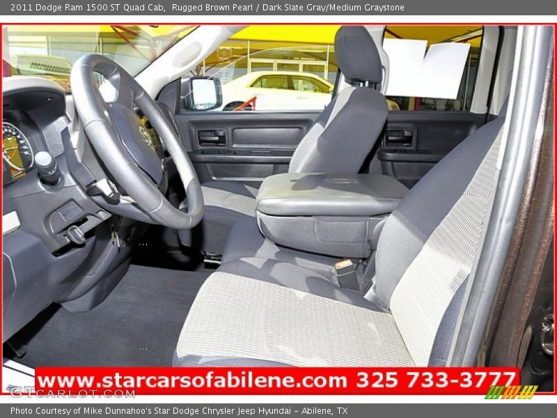 Rugged Brown Pearl / Dark Slate Gray/Medium Graystone 2011 Dodge Ram 1500 ST Quad Cab