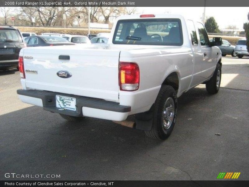 Oxford White / Medium Dark Flint 2008 Ford Ranger XL SuperCab 4x4