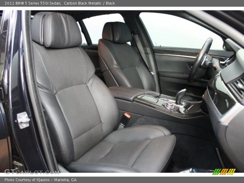  2011 5 Series 550i Sedan Black Interior