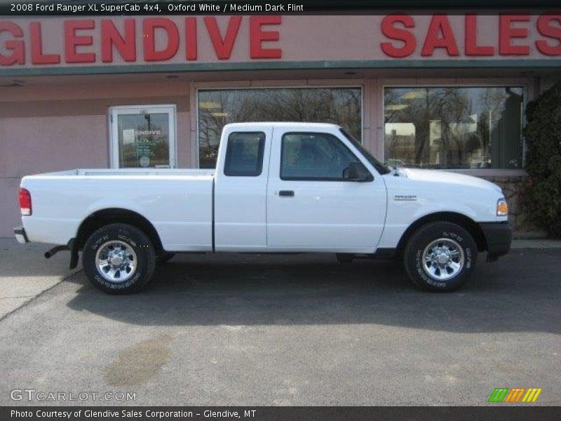 Oxford White / Medium Dark Flint 2008 Ford Ranger XL SuperCab 4x4