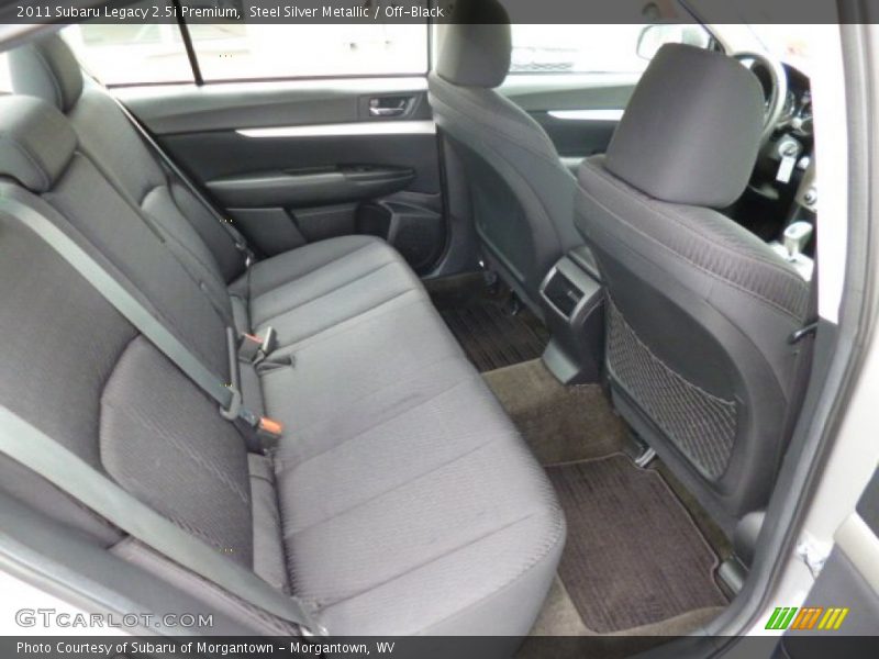 Steel Silver Metallic / Off-Black 2011 Subaru Legacy 2.5i Premium