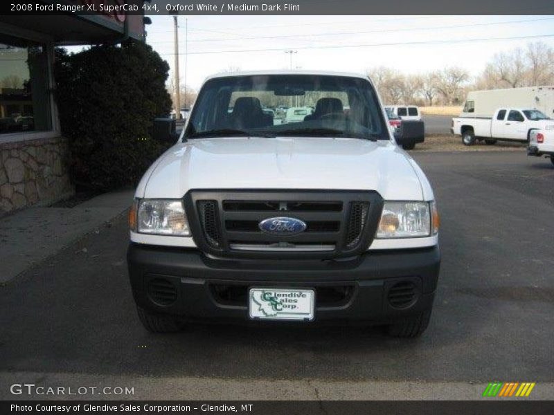 Oxford White / Medium Dark Flint 2008 Ford Ranger XL SuperCab 4x4